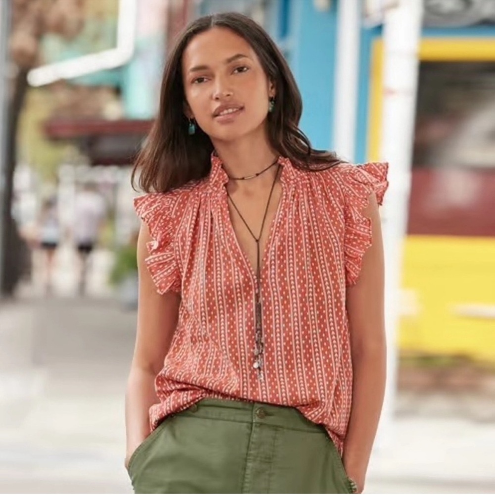 Sundance Ruffle Sleeve Top